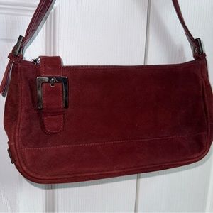 Stuart Weitzman Burgundy Shoulder Bag